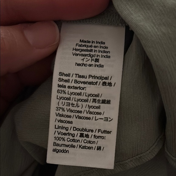 Madewell Sweetheart Puff-Sleeve Midi Dress frosted sage size 0 EUC - Picture 7 of 7